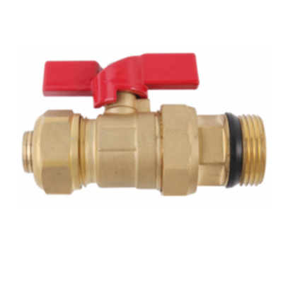 直式外丝双活接球阀F-07